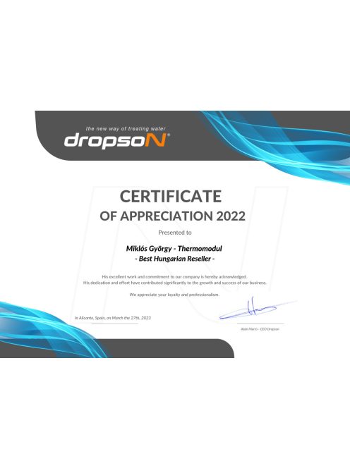 Dropson EMI 4000 elektromos vízkőmentesítő. Magyarország elsőszámú viszonteladója!