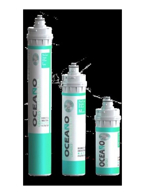 Aktívszén szűrőpatron  S 0.5 μm AG