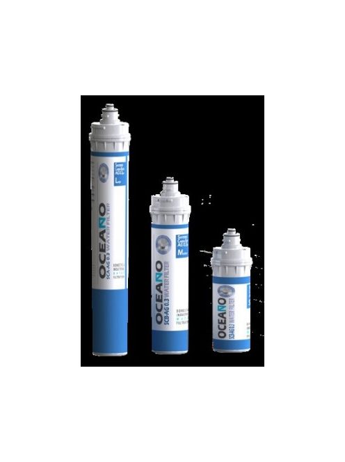 Aktívszén szűrőpatron  S 0.5 μm + UF Membrán 0.09 μm